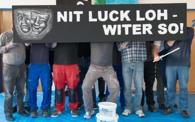 Es wird gebaut und gemalt